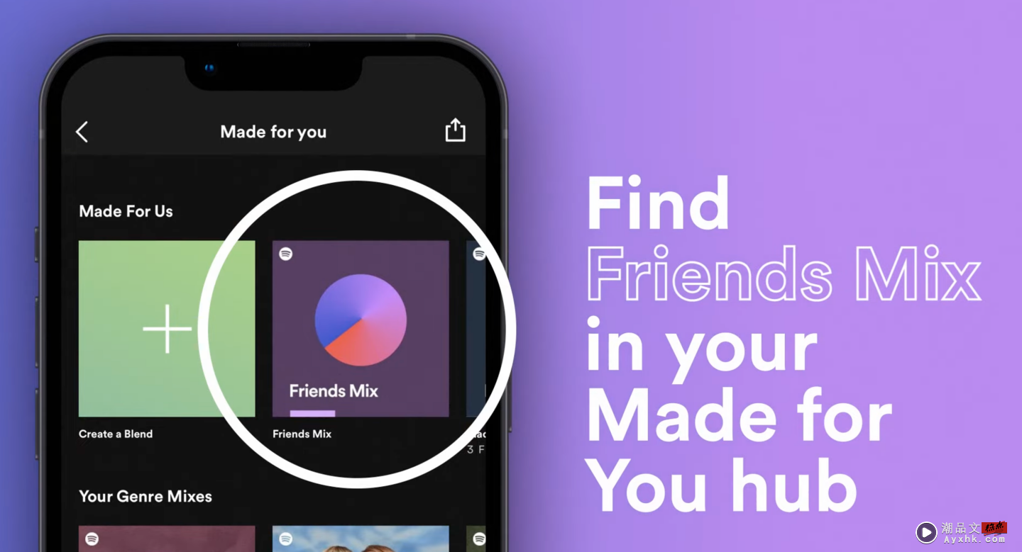 Spotify 新功能‘ Friends Mix ’！继 Blend 后新的好友歌单共享功能 数码科技 图1张